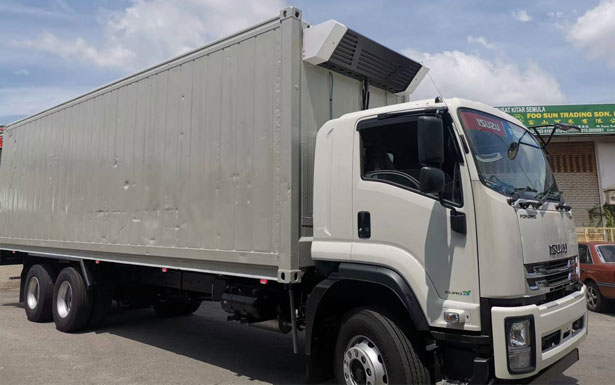 mobile truck freezer system