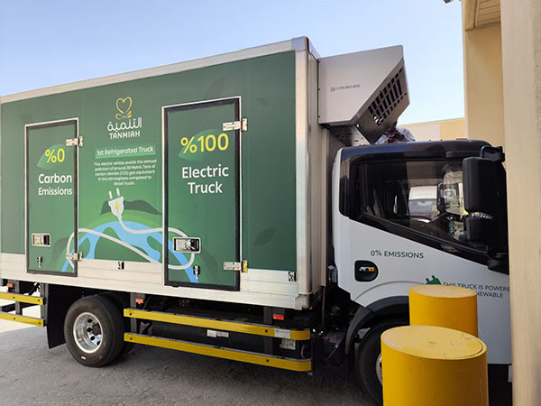 Electric refrigeration units for electric truck