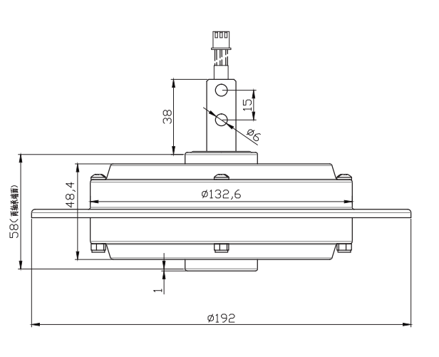 Large Diameter 210mm BLDC Ceiling Fan Motor – Durable, Quiet, and Efficient