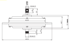 BLDC 24V fan lamp motor made in China
