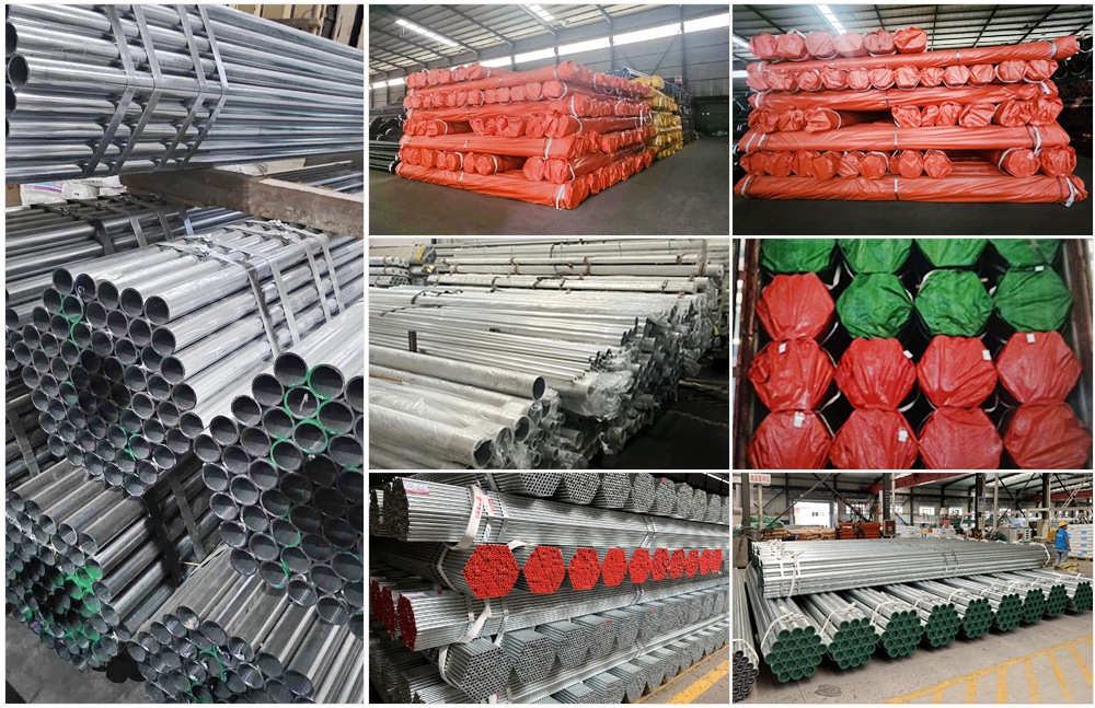 Q195 Q235 Q345 SS400 Hot Dipped Galvanized Steel Pipe