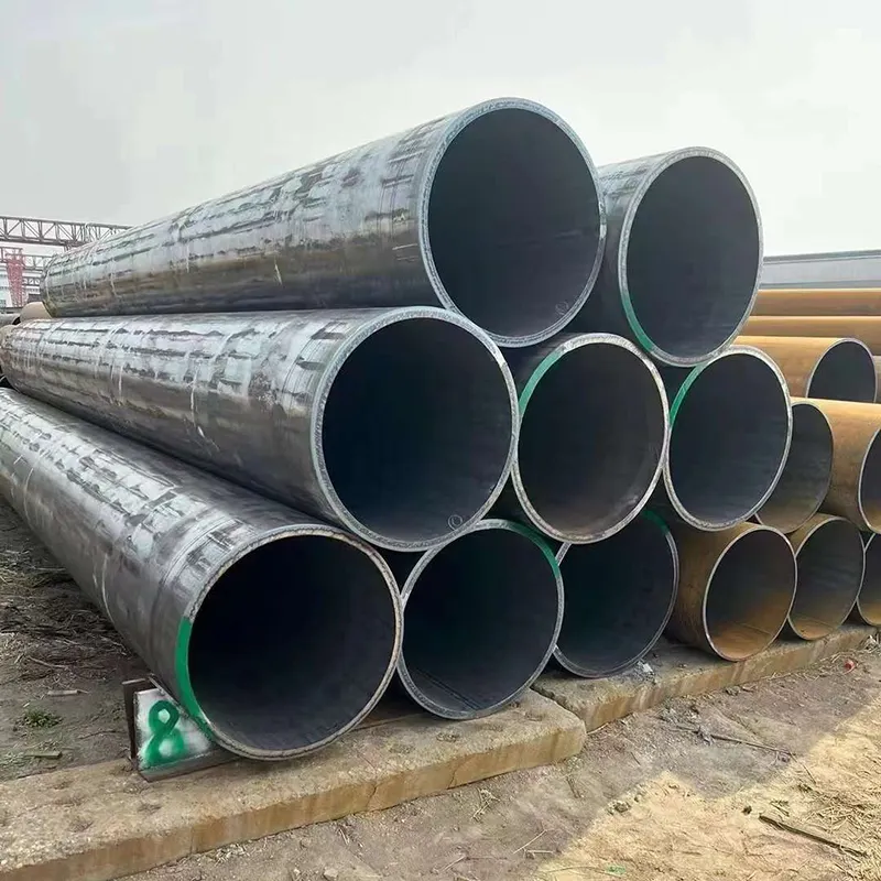 Hot rolled straight seam welded black round mild steel pipe