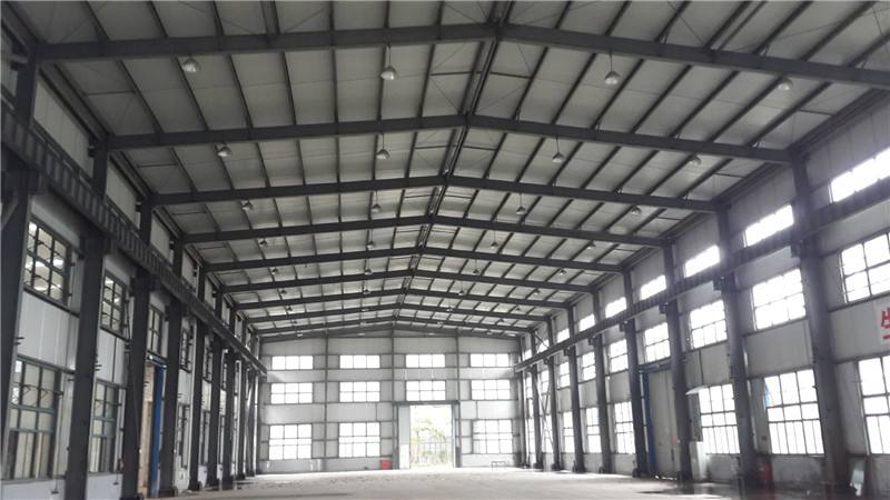Portal frame galvanized industrial steel workshop