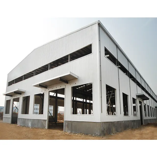 Pre-engineered Light Weight Steel Structure Workshop Warehouse Prefabricated Building