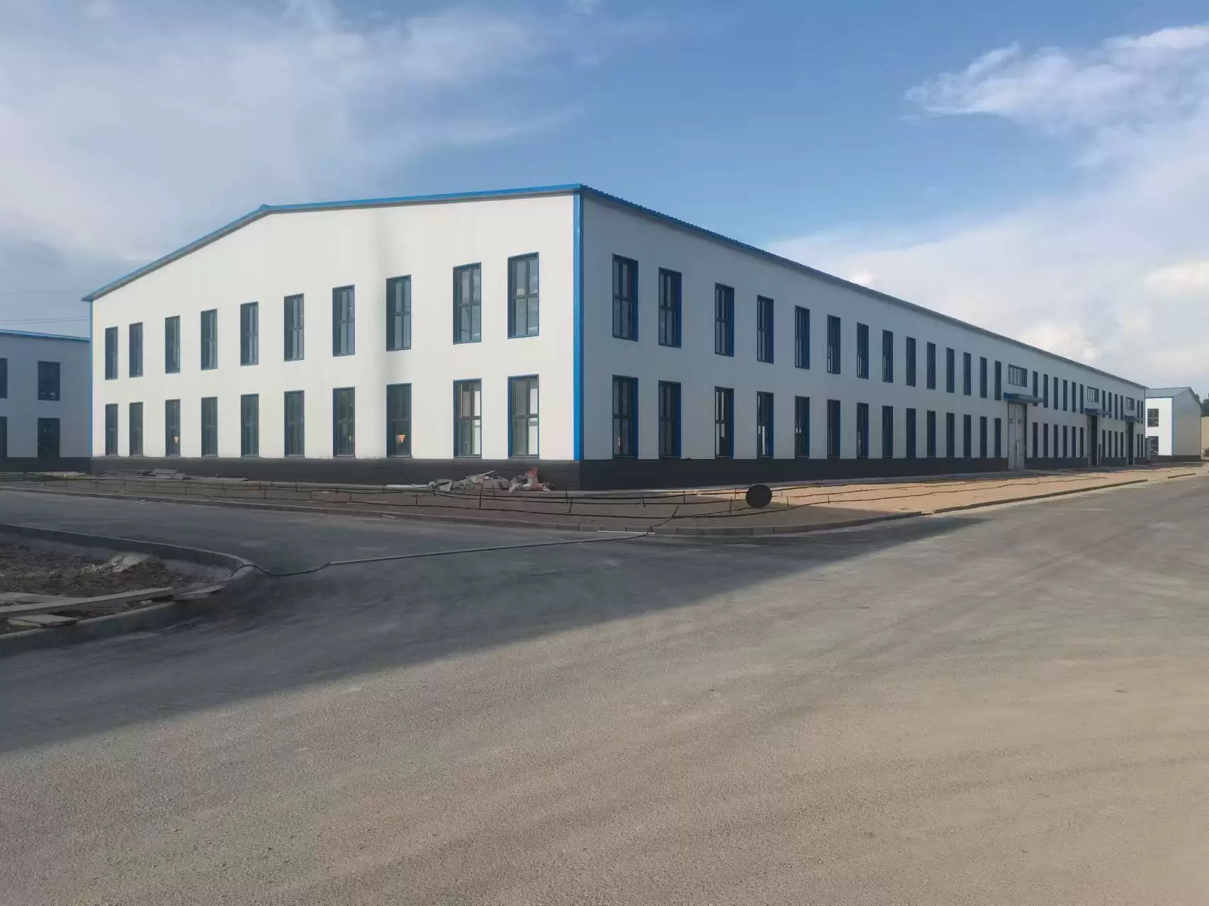 Portal frame galvanized industrial steel workshop