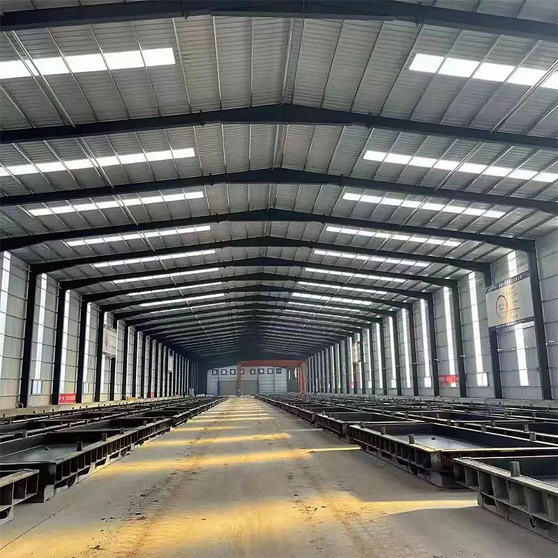 Portal frame galvanized industrial steel workshop