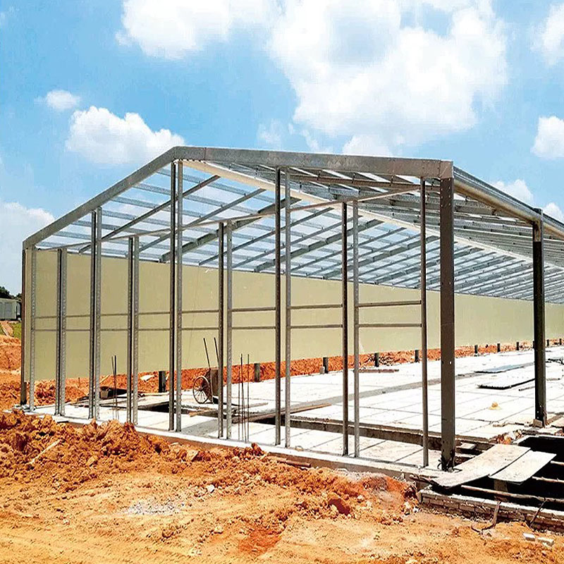 Prefabricated steel structure pig house factory warehouse Light steel structure poultry farm