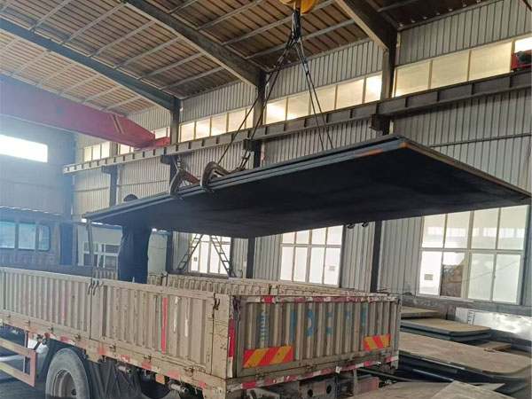 53 tons of steel plates sent to India.