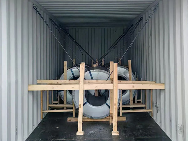 120 tons of steel coils sent to Vietnam