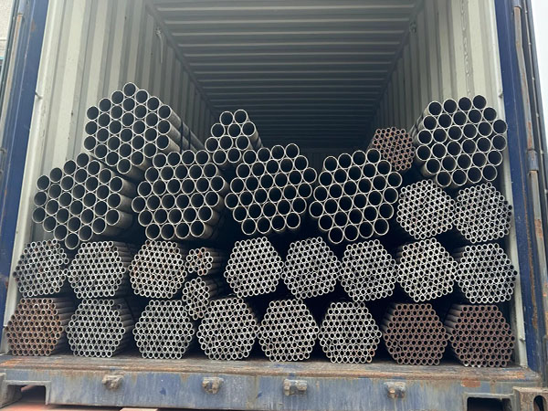 25.5 tons of stainless steel pipes are being shipped to Uzbekistan.