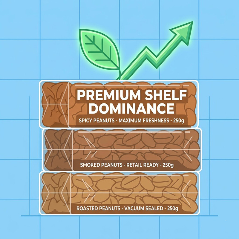 Los cacahuetes rancios destruyen marcas: por qué los minoristas exigen envases al vacío.