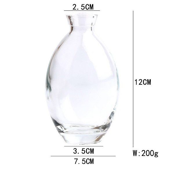 Small Crystal Stained Glass Bud Vase
