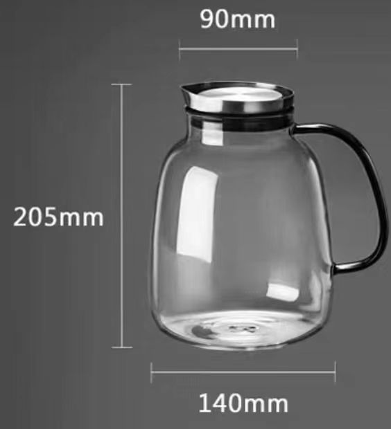 large glass water pitcher jug large glass water pitcher jug