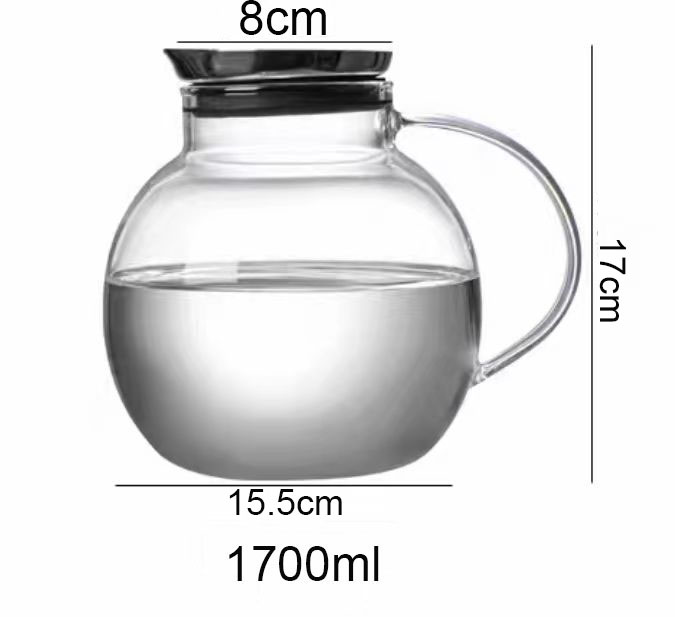 large glass water pitcher jug large glass water pitcher jug