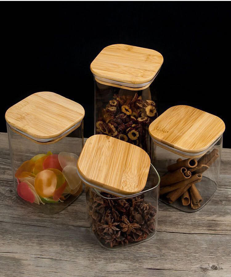 square glass container