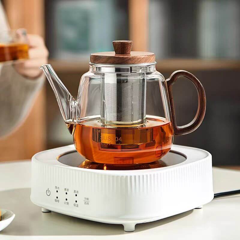 Bloom Tea Glass Kettle With Infuser Home Use