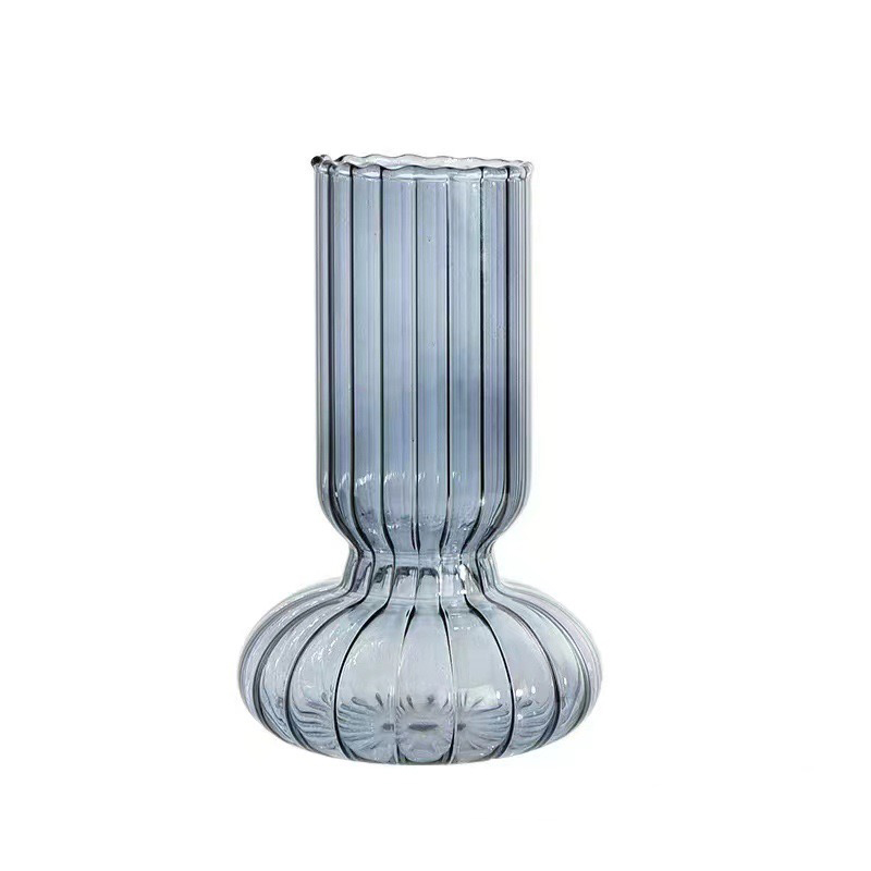 fluted glass vase fluted glass vase