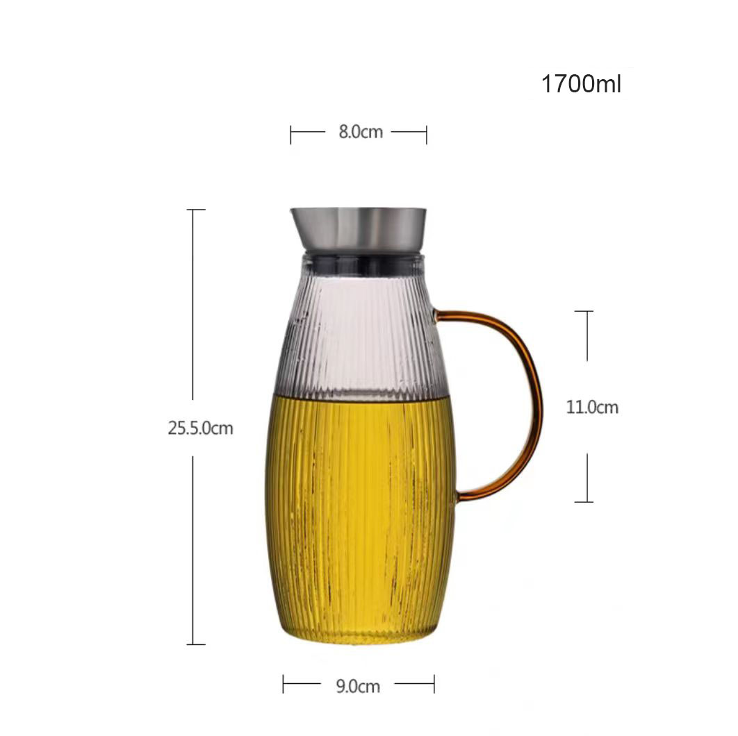 light weight glass pitcher