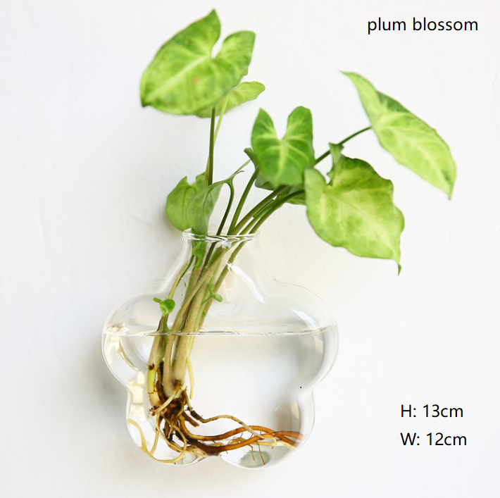 glass wall vase glass wall vase