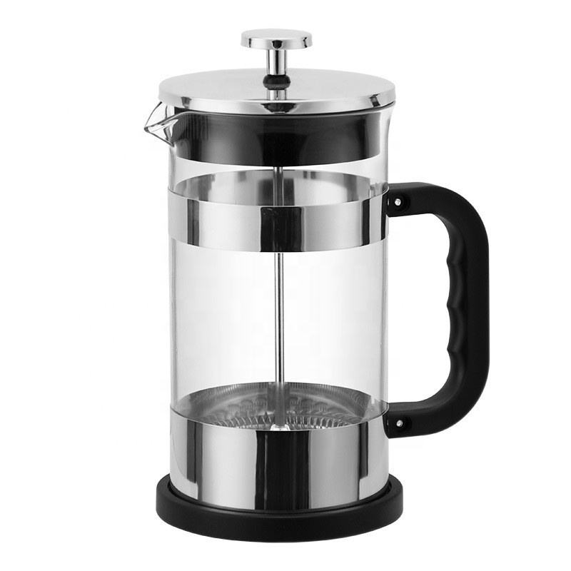 Wholesale European style Borosilicate glass french presses on tips Coffee maker and Glass tea maker