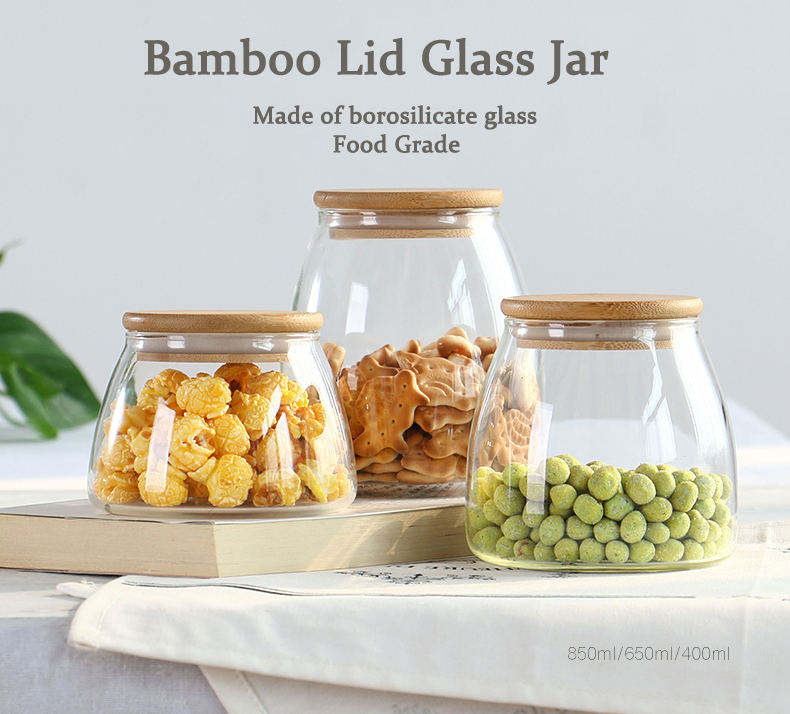 glass storage jars