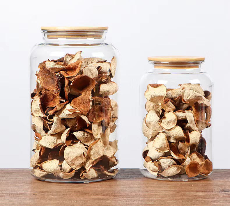 storage jars with bamboo lids storage jars with bamboo lids