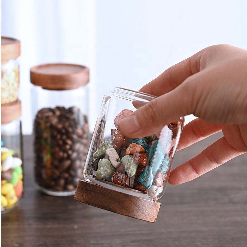 Airtight Glass Pasta Storage Jars With Lids