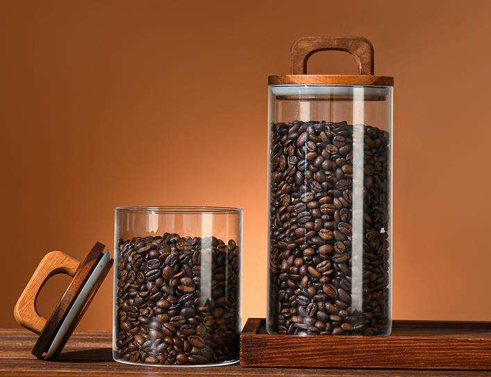 large glass containers