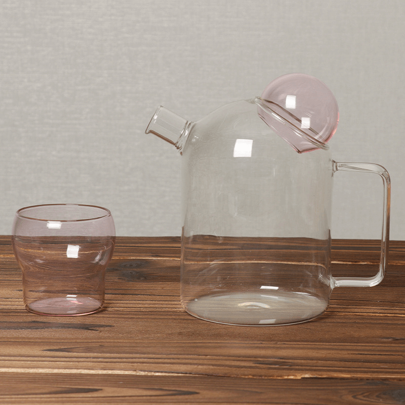 Clear glass pitcher Clear glass pitcher