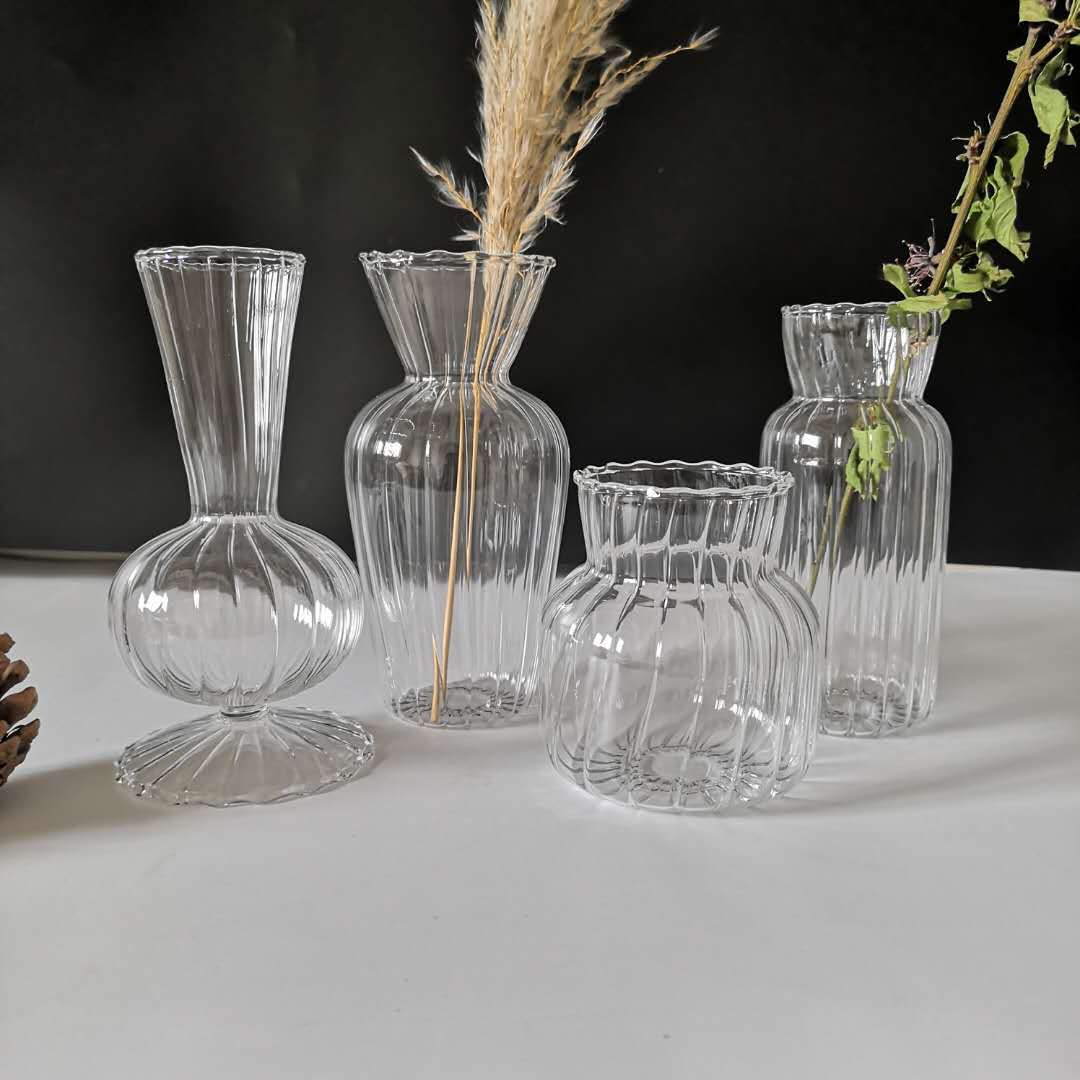 glass trumpet vase glass trumpet vase