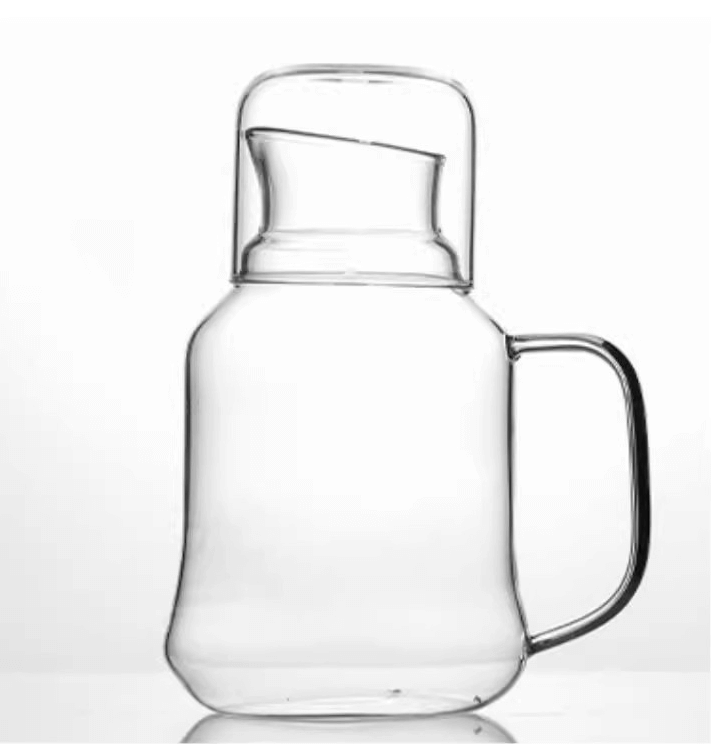 1 Gallon Heat Resistant Glass Tea Jug With Spout Lid