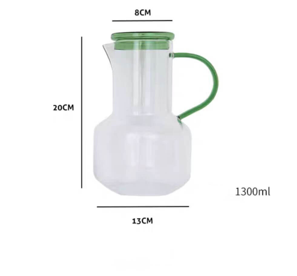 covered glass water pitcher covered glass water pitcher