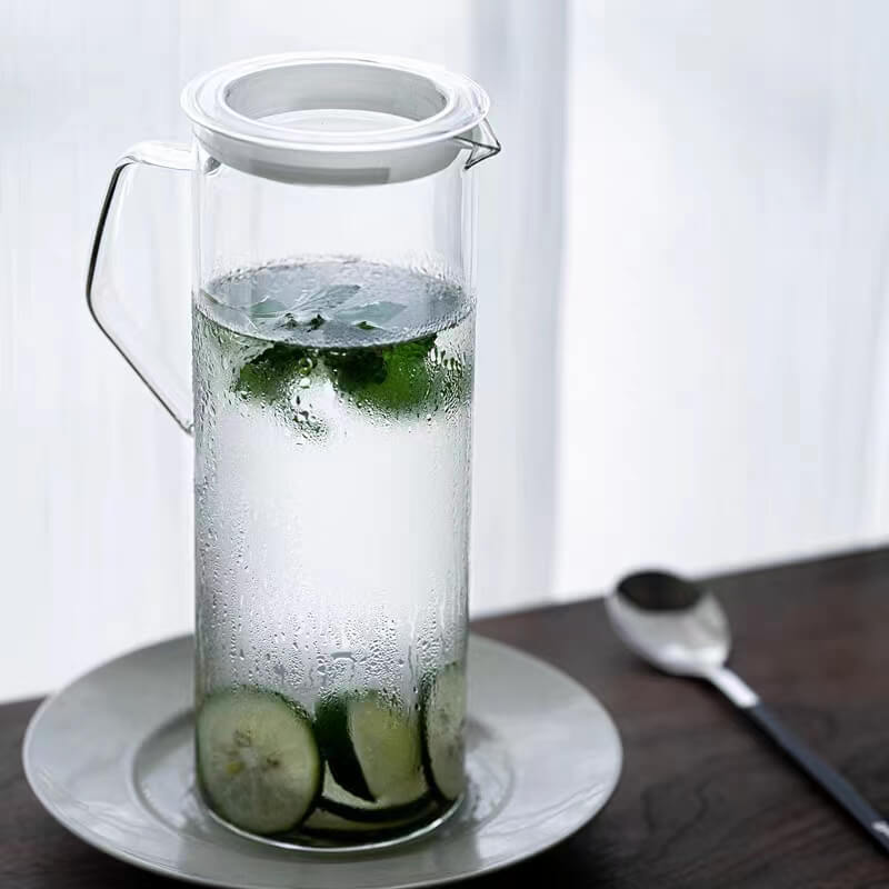 Heat-resistant Water Jug For Hot And Cold Water Ice Tea And Juice Beverage