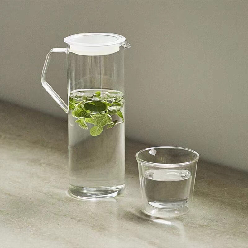 Heat-resistant Water Jug For Hot And Cold Water Ice Tea And Juice Beverage