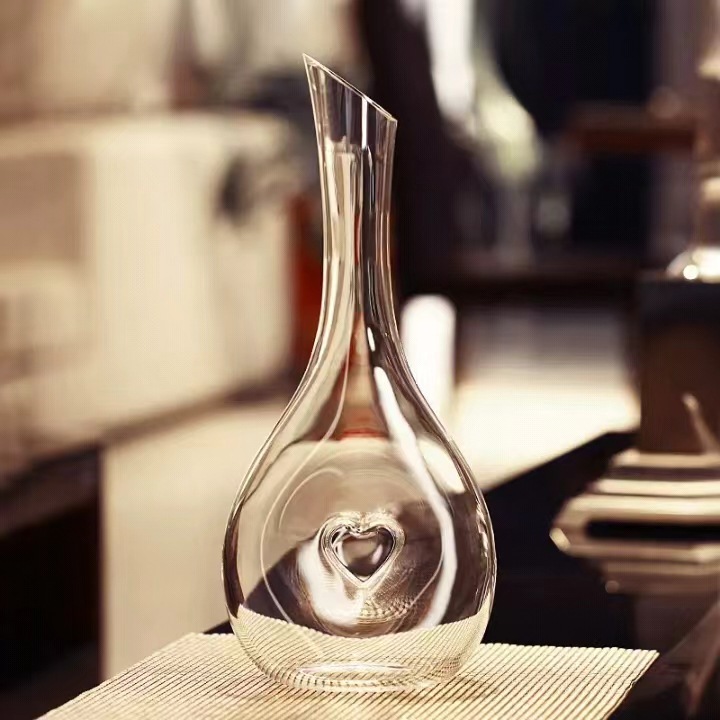 Crystal Set Cut Glass Wine Decanter For Home Bar Use