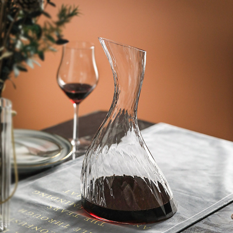 Crystal Personalized Modern Whiskey Decanter Lead Free Red Wine Carafe