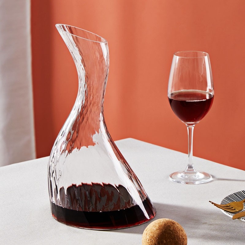Crystal Personalized Modern Whiskey Decanter Lead Free Red Wine Carafe