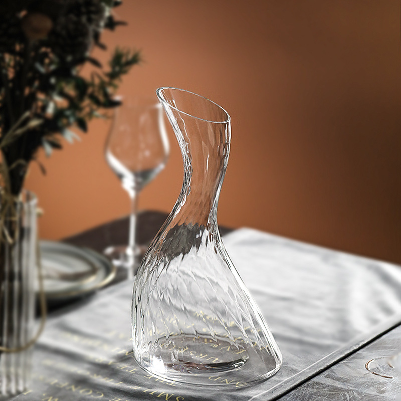 Crystal Personalized Modern Whiskey Decanter Lead Free Red Wine Carafe