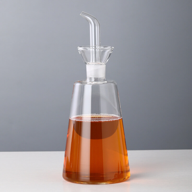 Classical kitchen olive oil vinegar handmade borosilicate glass dispenser
