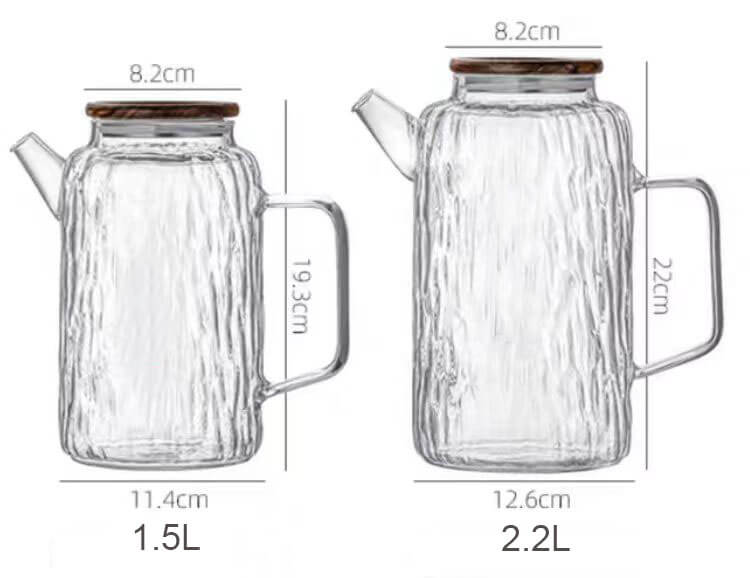 glass borosilicate jug
