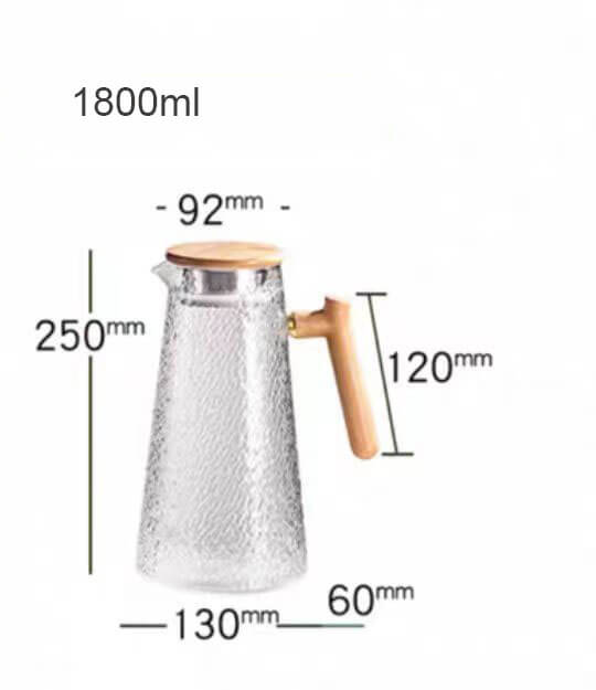 large glass carafe