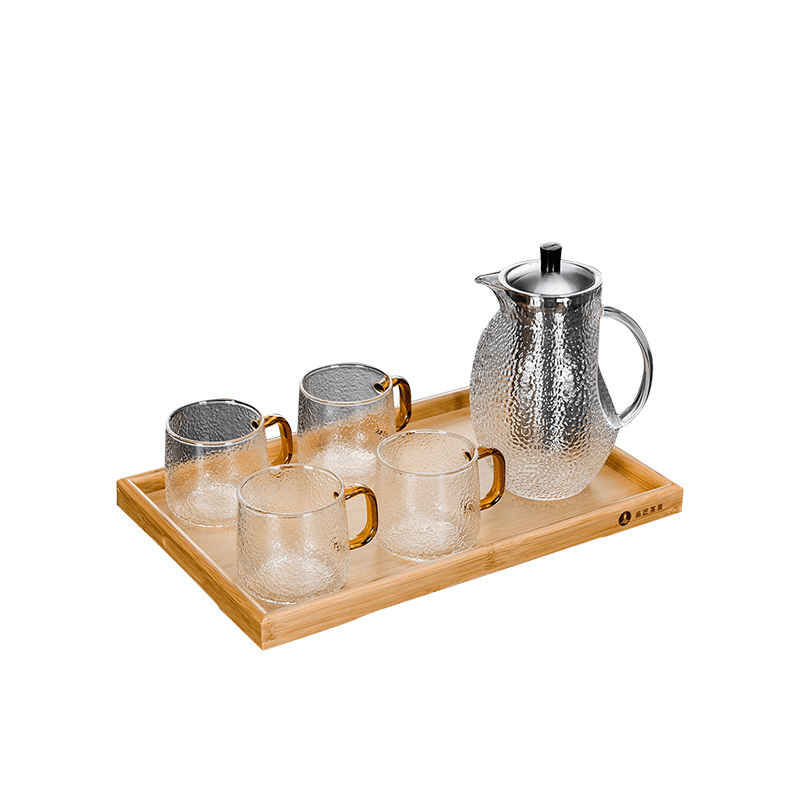 fancy design glass water pitcher