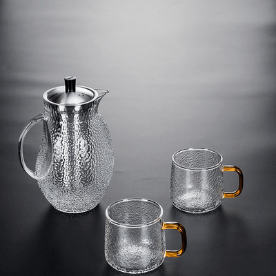 glass pitcher with lid and filter