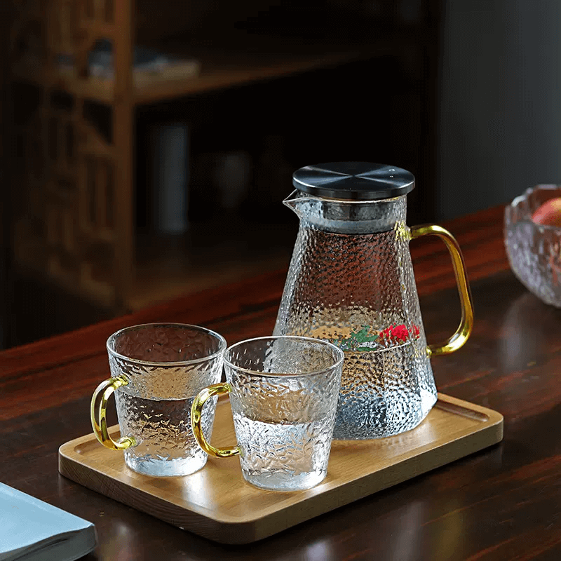 blown glass pitcher blown glass pitcher