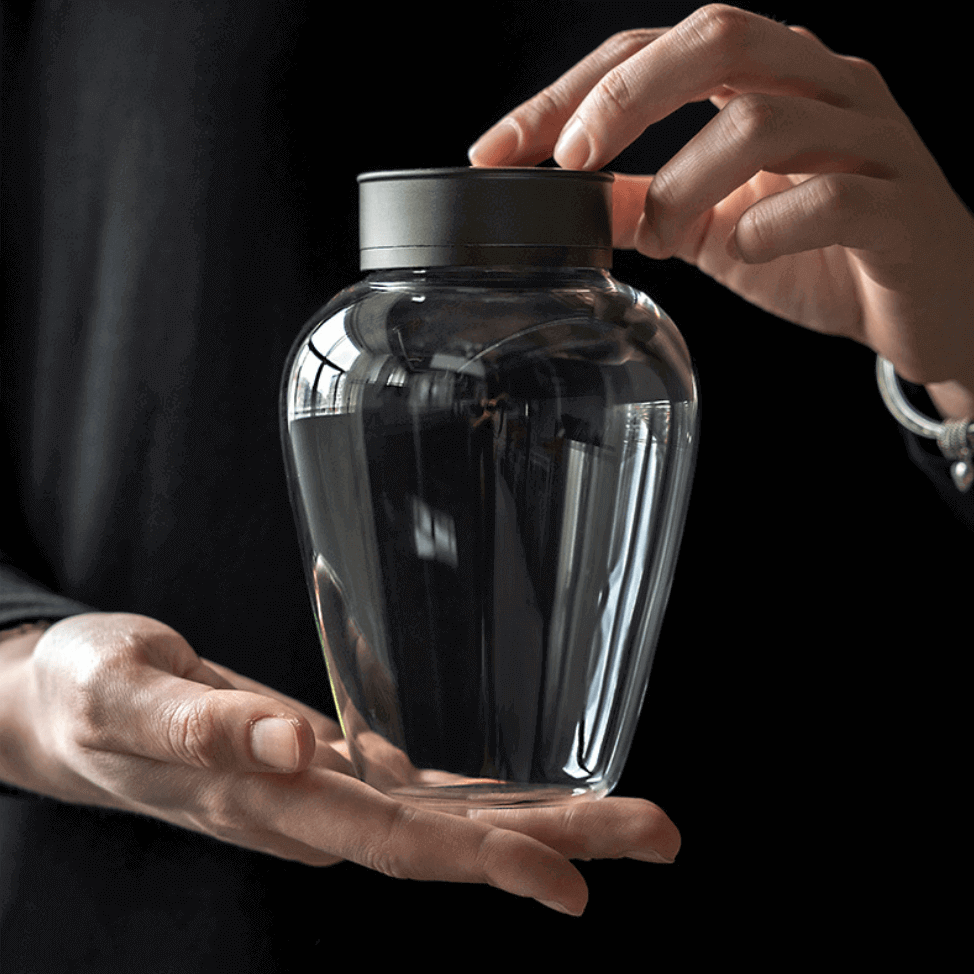 Air Tight Pantry Glass Storage Container With Screw Lids