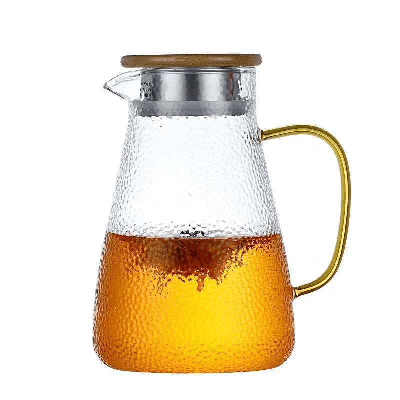 Large Glass Pitcher Jug With Spout And Handle