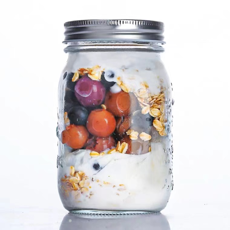 Airtight Glass Refrigerator Storage Containers With Screw Lids