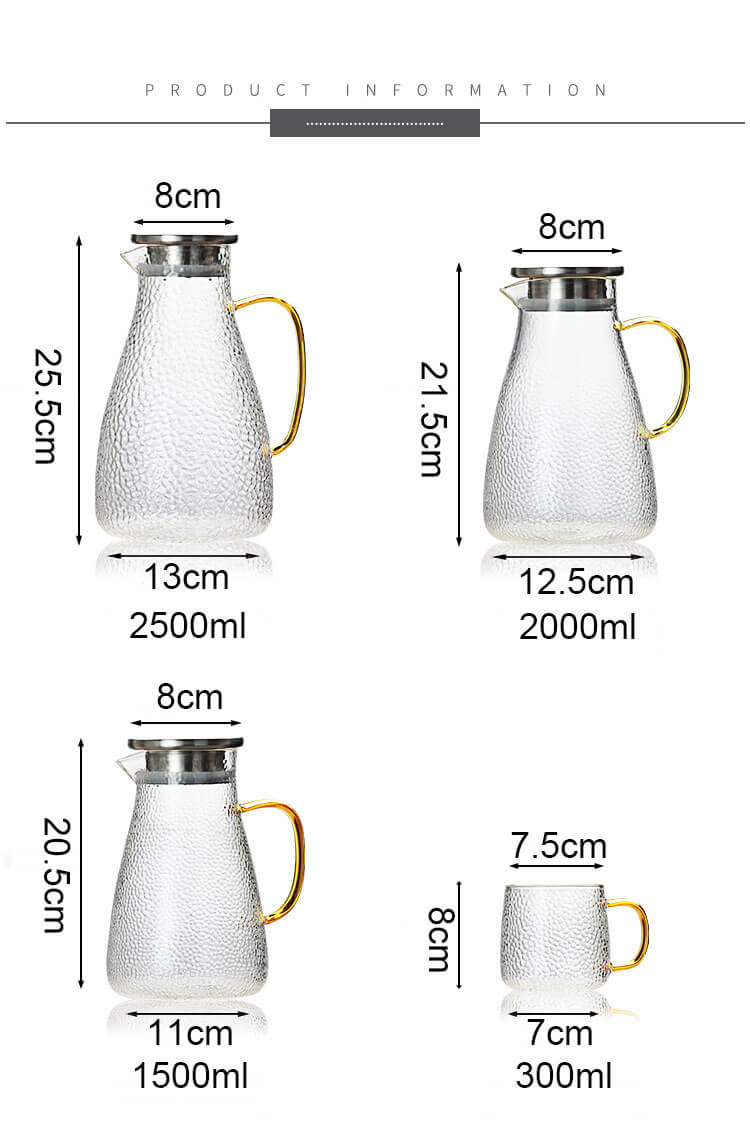 large glass jug