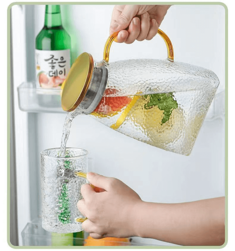 gallon glass water pitcher