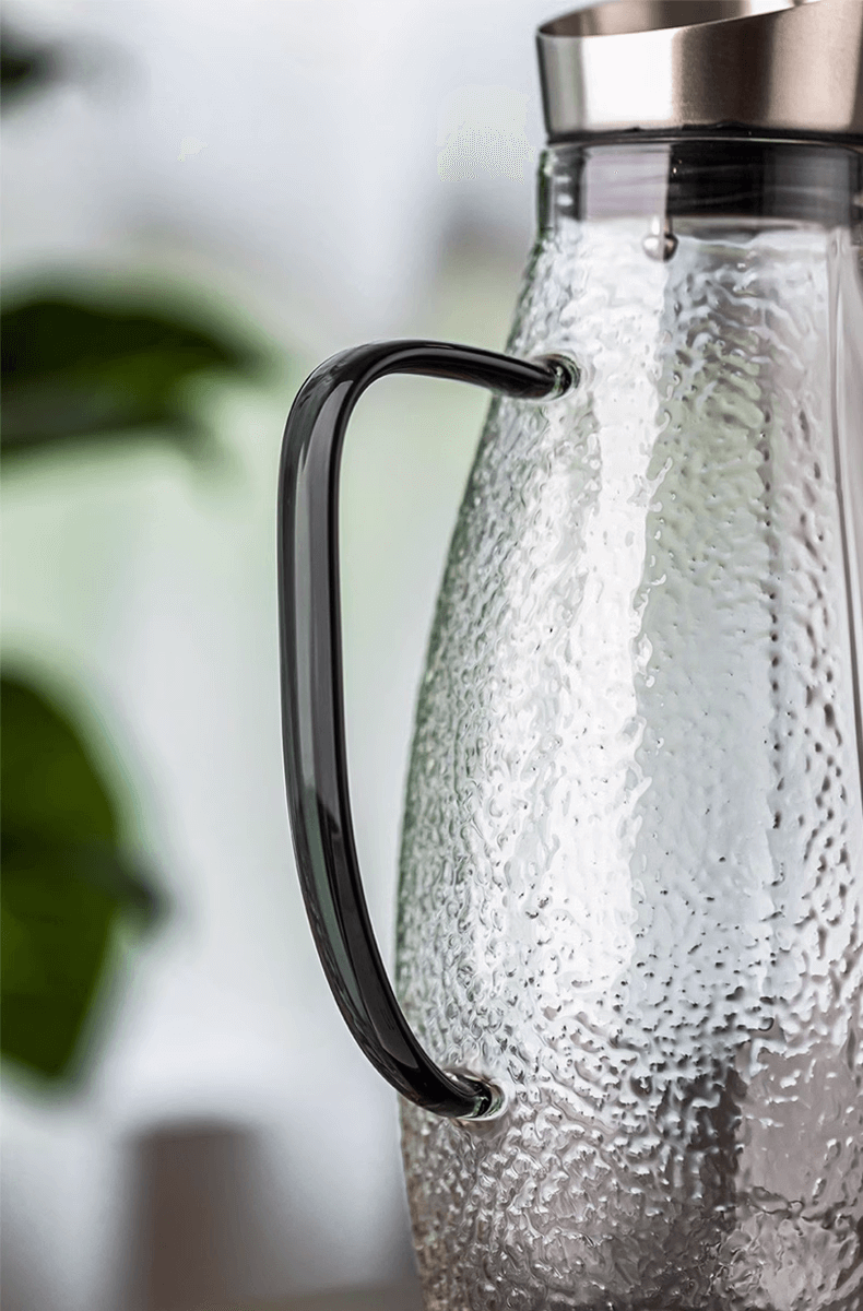 large glass jug with spout